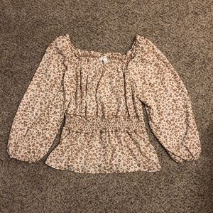 Brand New Mine Floral Blouse